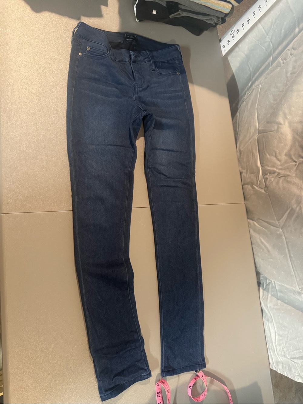 PINK Victoria's Secret Dark Blue Skinny Jeans